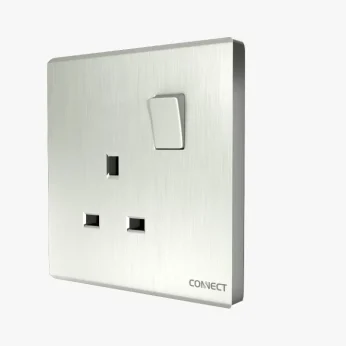 13A Switched Socket-Pearl White-Connect