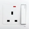 13A socket with neon