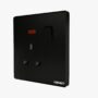13A socket with neon