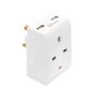 Convertor (Power Adapter)-5 to 13-Fused-With Neon-2 USB-Kevilton