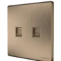 Telephone + Computer Socket