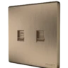 Telephone + Computer Socket