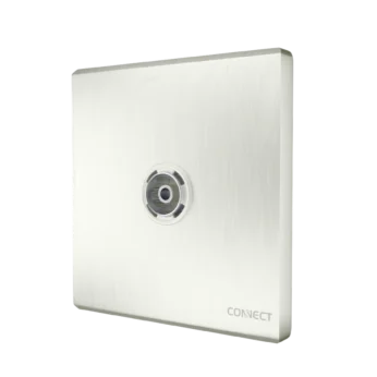 TV Antenna Socket-Pearl White-Connect