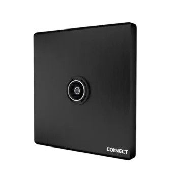 TV Antenna Socket-Ultimate Black-Connect