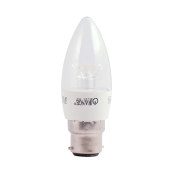LED Candle Bulb 5W B22 (Pin Type) Warm White (3000K)-Orange