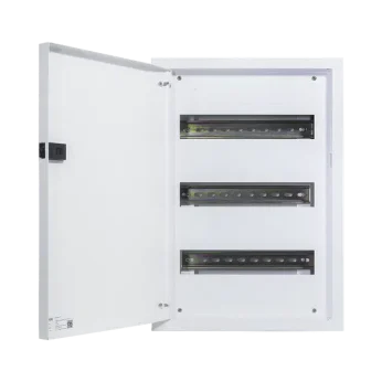 Metal Enclosure 3 Row 42 Way 350mm x 500mm x 110mm-Orange