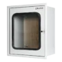 Metal Meter Box 3 Phase 500mm x 400mm x 180mm-Orange