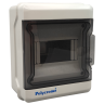 water proof IP 66 Plastic Enclosure Box 6 Way Surface