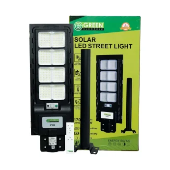 Solar Street Light 170W Daylight – Green