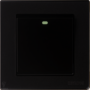1 Gang 1 Way Switch - Kevilton Nature Series Deep (Black)
