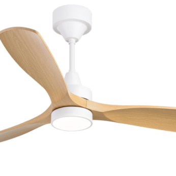 BLDC Ceiling Fan Teak with Light (white)-Polycrome Viera