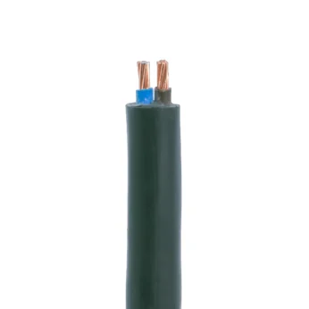 16/0.20mm-CU/PVC/PVC-2 Core-(14/.0076Inch-0.5mm^2)-Black-100m-Orange