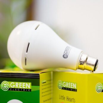 Emergency LED Bulb-Green-12W-B22 (Pin Type)-Warm White-3000K